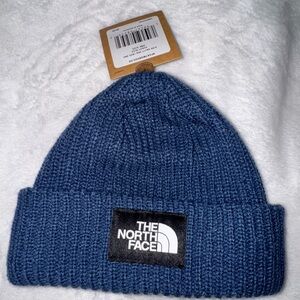 New The North Face Kids' Salty Dog Lined Beanie Shady Blue Youth Unisex Hat Cap